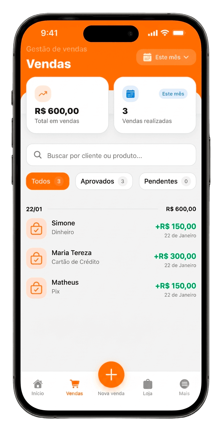 Comece a vender